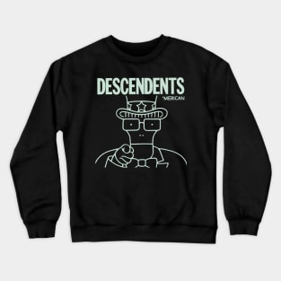 Milo Goes to Fashion School Rock Descendent Merch and Channel the Punk Revolution Crewneck Sweatshirt